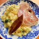 炊飯器でパエリア風❤真鯛のアラで洋風炊き込みご飯